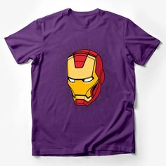 Comic Book Superhero Face T-Shirt, Red and Yellow Graphic Tee, Casual Geek Apparel, Unisex Adult Clothing Male T-Shirt Custom graphic T-Shirt.Customize your color Superhero Cartoon Print Cotton T-shirt, Superhero T-shirt For Fan Conventions, Pre-shrunk Superhero T-shirt For Fan Conventions, Superhero Short Sleeve T-shirt With Character Print, Superhero Pre-shrunk T-shirt For Fan Conventions, Superhero Graphic Print Short Sleeve T-shirt, Themed Crew Neck T-shirt For Fan Conventions, Themed Character Print T-shirt For Fan Conventions, Themed Cartoon Print T-shirt For Fan Conventions