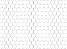 a white and black pattern with hexagonal shapes