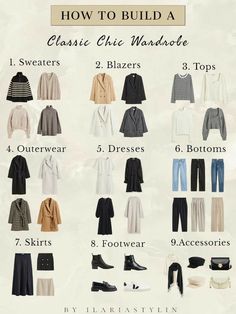 Classic Chic Wardrobe, Chic Wardrobe, Inspiration Tattoos