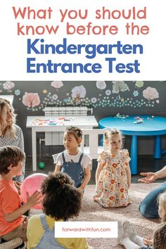 children (aged around 4-5) sitting in a circle on a classroom rug Kindergarten Entrance, Entrance Exam, Entrance, Kindergarten, Need To Know