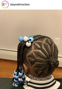 Ponytail Braid Hairstyles Black Kids, Little Black Girls Braided Hairstyles For Kids Ponytail, Kids Braided Ponytail Hairstyles, Girl Braids Hairstyles Kids Black Little Ponytail, Kids Two Braided Ponytails, Little Black Girls Ponytails Kid Hair, Kids Braided Ponytail, Black Baby Girl Hairstyles, Childrens Hairstyles