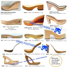 1 X Pair Wooden Heel Shoemaking Accessories Soles make Your - Etsy Esthetician Inspiration, Sanita Clogs, Wood Heels, Wooden Heels, Swedish Clogs, Wooden Wedges, Wooden Sandals, Wood Heel, Wooden Shoes