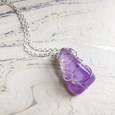 Your own custom crystal necklace, made just for you!Select from our curated collection of crystals and tumbled stones. Whether you're drawn to the calming energies of Amethyst, the vitality of Turquoise, or the grounding essence of Black Tourmaline, your choice is a reflection of your unique desires and goals. Each stone is handpicked for its natural beauty and radiates its own special energy, making this necklace not just a fashion statement but a partner on your journey. Handmade Minimalist Mineral Crystal Necklaces, Handmade Minimalist Crystal Necklace, Handmade Minimalist Mineral Crystal Necklace, Minimalist Handmade Crystal Healing Necklace, Adjustable Tumbled Gemstone Necklaces, Adjustable Gemstone Necklaces, Sterling Silver Crystal Necklaces For Meditation, Sterling Silver Crystal Necklace With Gemstone Beads For Meditation, Spiritual Fluorite Jewelry As Gift