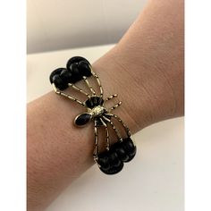 This Item Is A Gently Used Piece Of Costume Jewelry With A Design Of A Spider With Black Faux Leather Cording Around With A Hook And Clasp Closure Of Adjustable Length. The Item Is Pre-Owned And Does Not Look Brand New, But It Has No Major Flaws. This Is A Fun And Funky Piece Of Jewlery That Might Be Perfect For Halloween Or For Anyone That Loves A Spider Aesthetic. Message With Questions And Offers Are Welcome! Style Tags: Spider, Black, Leather, Bracelet, Halloween, Spooky, Spooky Season, Jewe Edgy Black Bracelet For Halloween, Edgy Black Halloween Bracelet, Black Punk Bracelet For Halloween, Black Metal Bracelet For Halloween, Black Metal Bracelets For Halloween, Gothic Bracelets For Halloween Party, Casual Black Bracelets For Halloween, Adjustable Black Bracelets For Halloween, Punk Halloween Party Bracelets