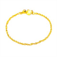 Style: Simple Material: Gold Plated Brass Fashion Element: Pastoral, Geometric Adjustable Yellow Bracelets With Lobster Clasp, Yellow Bracelet With Adjustable Chain, Water Ripples, Buckle Bracelet, Gold Bracelet For Women, Womens Bracelets, Gold Bracelet, Buckle, Gold Plate