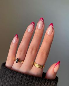 Prom Nails For A Red Dress, Xmas Nail, Classy Acrylic Nails, Nails Wedding, Prom Nails, Minimalist Nails, Funky Nails, Dress Inspiration