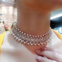 Begani Jewels, Pearl And Diamond Necklace, Indian Jewellery Design Earrings, Wedding Jewellery Collection, Rock Jewelry, Diamond Jewelry Necklace