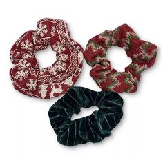 Inc International Concepts 3-Pc. Christmas Print Hair Scrunchie Set Msrp $24.50 Keep Your Hair Pulled Back Without Sacrificing Holiday Style. Set Of Four Scrunchies From Holiday Lane By I.N.C. International Concepts. Silk Velvet; Polyester; Elastic Approx. Diameter: 4" Stretch Closure Three-Piece Set Photo May Have Been Enlarged And/Or Enhanced. Hair Pulled Back, Denim Hair, Pulled Back Hairstyles, Set Photo, Hair Pulling, Red Sparkle, Pearl Hair Pins, Flower Hair Comb, Hair Accessories Clips