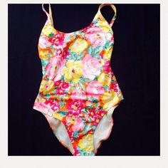 Sexy ASOS one-piece Brand new. Never worn ASOS Swim Chic Fitted Swimwear For Summer Parties, Lined Fitted Swimwear, Fitted Lined Summer Swimwear, Fitted One-piece Floral Swimwear, Lined Summer Swimwear, Fitted Floral Print One-piece Swimwear, Chic Stretch Swimwear With Floral Print, Fitted Printed Swimwear For Summer Parties, Fitted One-piece Swimwear For Spring