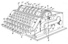 an assembly diagram showing the parts for a machine