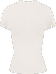 High Stretch Seamless Scoop Neck T-shirt, Basic Seamless Snug Fit T-shirt, Plain Seamless Fitted T-shirt, Basic Snug Fit Seamless T-shirt, High Stretch Seamless T-shirt, Solid Color Snug Fit Crew Neck T-shirt, Seamless Fitted Crew Neck T-shirt, Fitted Seamless Crew Neck T-shirt, White Fitted Tops With Cap Sleeve