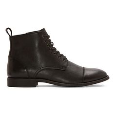 These J. Ferrar men's Colebrook lace-up boots are a classic cold-weather style you'll wear again and again. Crafted from smooth faux leather with a side zip closure, these boots have a durable rubber sole and memory foam insole for your comfort, plus a graduated cap-toe design for a stylish touch. Wear them with jeans and a sweater.Features: Memory FoamClosure Type: Lace-Up, Side ZipperFootwear Technology: Memory Foam InsoleShaft Circumference: 9 1/2 InchesBoot Shaft Height: 4 3/4 InchesShoe Hee Formal Winter Lace-up Chukka Boots, Business Lace-up Boots With Cap Toe For Winter, Winter Ankle Combat Boots With Goodyear Welt Construction, Classic Chukka Boots For Workwear In Winter, Classic High-top Lace-up Boots, Winter Ankle Combat Boots With Goodyear Welt, Classic Winter Chukka Boots For Workwear, Classic Winter Workwear Chukka Boots, Masculine Workwear Boots For Fall