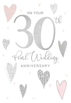 Your Pearl Anniversary - Cherry Orchard Online Birthday Cards Online, Diamond Wedding Anniversary Cards, Happy Anniversary Card, Birthday Card Online, Pearl Anniversary, Cherry Orchard, Marriage Cards, Wedding Anniversary Wishes, 60 Wedding Anniversary