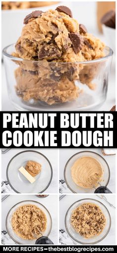 how to make peanut butter cookie dough