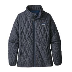 Patagonia Kids' Nano Puff® Diamond Quilted Jacket Unique Quilt Pattern, Kids Coats Girls, Patagonia Nano Puff, Patagonia Kids, Puff Jacket, Quilt Jacket, Kids Outerwear, Girl Coat, Shorts With Tights