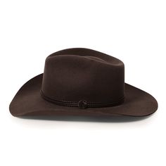 Wool Felt Hat Inspired by Classic Western Design This hat's exceptional quality and classic design define style and elegance, perfect for every good cowboy who appreciates premium craftsmanship! Material: 100% Wool Felt Head circumference size: Adjustable 22.83-23.62 in(58-60 cm) Crown: 4.72 in (12 cm) Brim: 2.76-2.95 in (7-7.5 cm) Hatband: 3-Cord Braided Leather（Random color: black or brown） Liner: Satin Handmade Elevate your Western style with this premium hat, designed for both comfort and so Classic Top Hat For Western-themed Events, Classic Top Hat With Curved Brim For Western-themed Events, Classic Top Hat For Western-themed Events With Curved Brim, Classic Brown Top Hat For Country Events, Classic Brown Hat Bands For Kentucky Derby, Classic Wide Brim Top Hat For Western Events, Classic Wide Brim Top Hat For Western-themed Events, Classic Top Hat With Short Brim For Rodeo, Classic Short Brim Top Hat For Rodeo