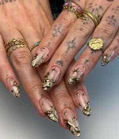 Nail Design Glitter, Nagel Tips, Nagel Inspo, 문신 디자인, Nailed It, Funky Nails, Artificial Nails, Nail Accessories