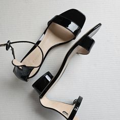 Stuart Weitzman Black Sandal With Short Rounded Block Heel And Ankle Strap. Size 9, Good Used Condition Block Sandals, Stuart Weitzman Shoes, Black Sandals, Stuart Weitzman, Block Heels, Ankle Strap, Women Shoes, Sandals, Heels