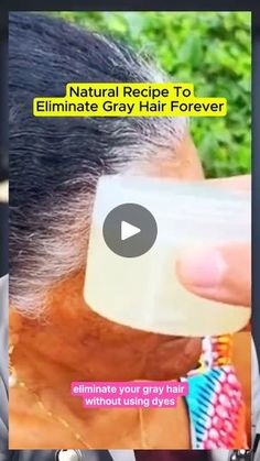 Remove Permanent Hair Dye, Gray Hair Solutions, Grey Hair Remedies, Homemade Hair Oil, Braid Videos, Olive Oil Hair, Chemical Products, Natural Gray Hair, Homemade Hair Products