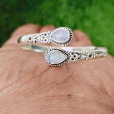 Moonstone Bangle Bracelet Silver Cuff Bracelet Sterling | Etsy White Moonstone Bangle Bracelet, Spiritual Moonstone Bangle Jewelry, Spiritual Moonstone Bangle, Spiritual Sterling Silver Moonstone Bracelet, Spiritual Moonstone Cuff Bracelet As Gift, Handmade Sterling Silver Moonstone Bracelet, White Moonstone Bangle, Moonstone Cuff Bracelet Bangle As A Gift, Handmade Sterling Silver Moonstone Bracelet Gift