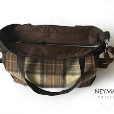 Brown Genuine Leather and Tartan Scottish Plaid Tweed Tote Bag - Etsy Georgia Plaid Rectangular Bag For Fall, Fall Plaid Rectangular Shoulder Bag, Fall Plaid Rectangular Bag, Fall Season Plaid Rectangular Bag, Plaid Bags For Everyday Use In Fall, Everyday Plaid Bags For Fall, Fall Beige Shoulder Bag With Leather Trim, Brown Bag With Top Carry Handle For Fall, Wool Tote Bag For Travel