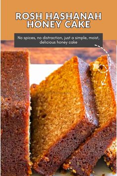 the recipe for rosh hashanah honey cake