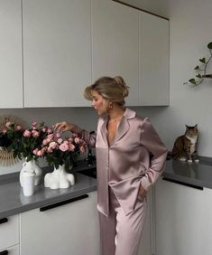 Sleepwear Aesthetic, Classy Loungewear, Nightwear Outfits, Pajamas Aesthetic, Cute Pjs, Cute Sleepwear