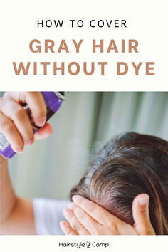 If you’re spotting some gray strands but aren’t interested in using traditional dyes, no worries! There are alternative ways to hide your gray hair without using hair dye. From quick sprays to clever new hairstyles, you can keep a youthful look without breaking out the color wheel. Highlights For Gray Hair, Grey Hair Cover Up, Hair Coloring Techniques, Silver Hair Transition, Transitioning To Gray Hair, Cover Gray Hair, Mind Blowing Images, Gray Hair Transition, Hair Transition