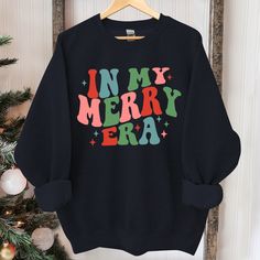 Retro Christmas Sweatshirt, Women Christmas Shirt Funny, Merry and Bright Christmas Gifts for Women, Holiday Sweater Plus Size Suitable for many occasions such as Christmas, Father's Day, Mother's Day, birthday This classic crew-neck sweatshirt is an essential basic item for anyone’s wardrobe. The ribbed cuffs on the sleeves and waist are reinforced, and the high-quality cotton ensure that anyone will enjoy this cuddly and cool sweatshirt for many moons to come. Preshrunk fleece knit Double-need Christmas Sweatshirts Diy, Christmas Sweatshirt Ideas, Holiday Shirt Ideas, Diy Christmas Sweater, Christmas Shirt Funny, Merry And Bright Christmas, Sweater Plus Size, Silhouette Shirt, Sweater Plus