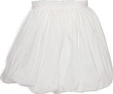 White Full Petticoat With Gathered Skirt, White Full Skirt Petticoat With Gathered Detail, White Flowy Gathered Skirt Petticoat, Voluminous Pleated Full Petticoat, White Pleated Full Petticoat, White Pleated Full Skirt Petticoat, White Full Skirt Petticoat With Pleated Details, Balloon Skirt, Kenzo Kids