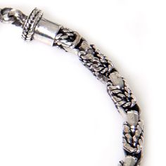 Juxtaposing rich silver textures, Komang Suastra handcrafts a classic design, evoking a sinnet braid with this beautiful bracelet. Sterling silver Borobudur chain S-hook or hook clasp Combination finish 7.5" L (19.1 cm) Handmade in & fairly traded from Indonesia Silver Braided Bracelet, Paw Print Jewelry, Ribbon Jewelry, Kids Bracelets, S Hook, Printed Jewelry, Braided Bracelet, Hook Clasp, Braided Bracelets