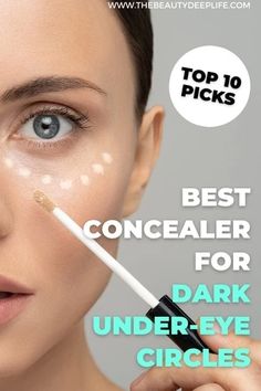 Under-eye circles can make you look tired, exhausted, and just all-around not well. But don't worry, we've got you covered (literally) with the best concealers for dark under-eye circles. These ten concealers have been tried and tested by makeup artists and beauty experts alike, so you know they'll give you flawless coverage. Plus, they come in various price points so there's something for everyone! Dark Under Eyes, Applying Concealer, Dark Circles Makeup, Makeup Artist Tips