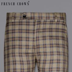 Everything feels good when you wear the best outfit. Boost your confidence and impress your clients by donning these fantastic pants from French Crown. Flat front, plaid checkered design, slanted side pockets, and hook and button closure are some of its outstanding features. Wear a black shirt, a matching tie, and oxford shoes and you are good to go. You can also go with layering options. In addition to being constructed from Imported Superior Fabrics, French crown Pants are built with top quali Formal Pant For Men, Formal Pant, Checkered Design, Rayon Pants, Boost Your Confidence, Custom Fit, Mens Pants, Black Shirt, Oxford Shoes