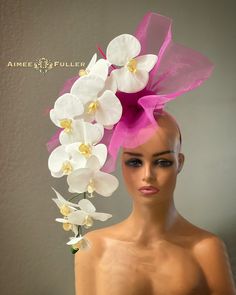 Kentucky Derby Fascinator Headband fascinator with lovely cascading orchids Perfect for Easter, Kentucky Derby, Gala, Prom, Weddings, Bridal, Cocktail, High Tea, Church    More looks: https://www.youtube.com/watch?v=olWoWkfFQiA   *FREE SHIPPING  For more STATEMENT JEWELRY and HANDMADE HATS go to www.aimeefuller.com Aimee Fuller has been a trusted online seller since 1999, and is excited to bring her creations back to Etsy.  Though often copied by hobbyists and even high-end department stores, discriminating fashionistas from all walks of life count on Aimee's pieces to lead the trends and make one-of-a-kind statements in their ensembles, fashion shoots, and style shows. You can also see her designs on everyone from judges to Real Housewives; from news anchors to Hollywood stylists; and fro Diy Derby Fascinator, Kentucky Derby Gala, Kentucky Derby Hats Diy Ideas, High Tea Hat, Derby Hats Diy Ideas, Kentucky Derby Hats Diy, High Tea Hats, Derby Gala, Mermaid Wedding Dress With Sleeves