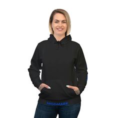 These unisex athletic hoodies come with a 95% recycled polyester and 5% spandex fabric blend that is as comfy in the gym as it is on a casual day out. Each hoodie comes with a flat black drawstring, a sewn-in size and care label, as well as a custom-printed label on the inside of the waistband.   .: Material: 95% recycled polyester, 5% spandex .: Medium fabric (7.5 oz /yd² (250 g/m .: Black drawstring .: Custom waistband label .: Sewn-in size and care label .: Seam thread color automatically mat Athletic Hoodie, In The Gym, Black Flats, Spandex Fabric, G M, Gender Neutral, Bathing Beauties, Adult Outfits, Sweatshirts Hoodie