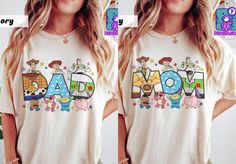 Toy Story Dad And Mom Shirt, Toy Story Family Shirts, Disney Toy Story Shirt, Disneyland Trip Shirt Toy Story Custom Shirts, Toy Story Vinyl Shirt Ideas, Mom And Dad Disney Shirts, Family Disney Shirts Ideas, Disney T Shirt Ideas, Toy Story Shirt Ideas, Toy Story Disney Shirts, Toy Story Outfit Ideas, Toy Story Birthday Shirts