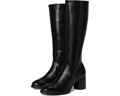 Women's ECCO Sculpted Luxery 55MM Tall Knee High Boot | Zappos.com High Ankle Boots With Reinforced Heel For Work, High Ankle Work Boots With Reinforced Heel, Workwear Boots With Reinforced Heel And High Ankle, High Ankle Boots For Work Medium Width, Medium Width High Ankle Work Boots, Wide Calf High Ankle Boots For Workwear, Tall Round Toe Work Boots, High Boots With Round Toe For Work, Knee-high Workwear Boots With Round Toe