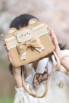 Fabric: PU Style types: Sweet Lolita Season: Spring, Summer, Autumn, Winter Include: Bag*1 (Any of the accessory is not included.) Size (IN) Length Width Height One Size 8.66 2.76 7.48 Size (CM) Length Width Height One Size 22 7 19 Kawaii Handbags, Style Types, Egirl Fashion, Anime Lingerie, Platform Mary Janes, Platform Slippers, Kawaii Shop, Sweet Lolita, Bear Design