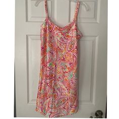 No Signs Of Wear, Practically Brand New Slip Style Nightgown From Ralph Lauren. 100% Polyester So It Could Also Be Worn As A Slip Dress. Measures Approximately 18” Across Chest And 26” From Arm Seam To Hem. Comes From A Smoke Free Home. Multicolor Sleeveless Sleepwear For Sleepovers, Multicolor Spring Nightgown For Loungewear, Casual Multicolor Summer Nightgown, Summer Dress For Pajama Party, Multicolor Summer Nightgown For Bedtime, Sleeveless Summer Nightgown, Summer Nightgown For Vacation, Summer Sleeveless Beach Nightgown, Printed Summer Nightgown For Sleep