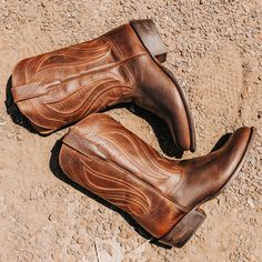 Shop the BANDITO men's boot at FreebirdStores.com. Official site for FREEBIRD STORES. Exclusive Handcrafted Boots & Booties. Free Shipping & Free Returns. Men Cowboy Boots, Tecovas Boots, Cowboy Boots For Men, Brown Western Boots, Red Cowboy Boots, Festival Boots, Cowboy Shoes, Handcrafted Boots, Modern Western