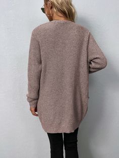 Farbe: Schwarz, Armeegrün, Rosa, Grau; Größe: S, M, L, XL; Schiffe von: China Fall V-neck Solid Color Sweater Coat, Textured Knit V-neck Outerwear, Brown Long Sleeve V-neck Sweater For Winter, Winter Textured Knit V-neck Cardigan, Winter V-neck Textured Knit Cardigan, V-neck Knit Sweater Coat For Fall, Chunky Knit V-neck Sweater Coat For Fall, Solid V-neck Chunky Knit Cardigan, Solid Color Knit Sweater Coat