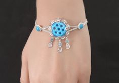 made from turquoise stone its believed to protect from the evil eye Silver Bohemian Evil Eye Bracelet Gift, Silver Bohemian Evil Eye Bracelet, Eye Bead Bracelet, Bracelet Silver, Bead Bracelet, Chain Link Bracelet, Turquoise Stone, Gift For Women, Mother's Day Gift