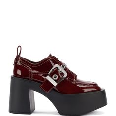 Stewart Platform Oxford In Carmin Patent Leather Downtown Girl Coquette, Oxford Platform Shoes, Feminine Masculine, Big Pants, Indie Alt, Sweet Dresses, Latest Sandal, Oxford Platform, Outfit Formulas