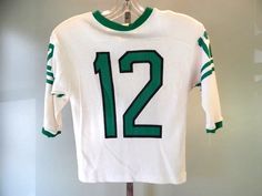 Vintage 1960s 70s Football Sport #12 Joe Nameth? Jet Green Jersey T Shirt Boys M | eBay Green Jersey, Boy M, Jersey Vintage, Fashion Line, Vintage Sports, Football Jersey, Sport Wear, Football Jerseys, Vintage 1960s