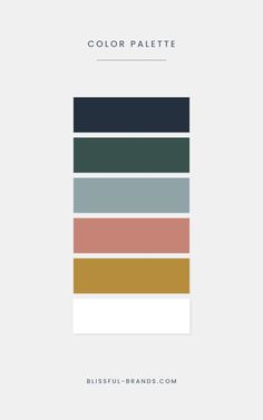 the color palette for this website