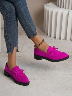 Professional Flats, Pink Loafers, Bows Pink, Blueberry Cheesecake, Casual Flat Shoes, Cheesecake Recipe, Business Professional, Flats Shoes, Big Bows