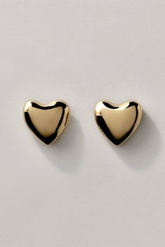 Annika Inez Voluptuous heart hearings, Large gold Jewellery Photo, Gold Heart Earrings, Large Earrings, Gold Heart, Heart Earrings, Photo Jewelry, Jewellery And Watches, Sale Items, Gold Jewelry