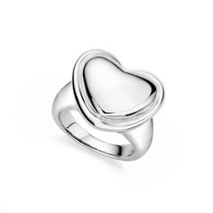 Namb brings its celebrated design heritage to women's jewelry with a .925 sterling silver collection.    Available in sizes 5-9;  Made of 925 Sterling Silver;  Rhodium plated for tarnish resistant finish;  Designed by Rmy Rotenier; White Gold Rings With Shiny Finish For Gift, Timeless Polished Jewelry For Valentine's Day, Elegant Silver Heart Cut Rings, Silver Elegant Heart Cut Rings, Silver Heart Cut Elegant Rings, White Gold Rings With Shiny Finish, Wedding Heart Ring With Polished Open Design, Elegant Sterling Silver Signet Ring For Anniversary, Fine Jewelry White Gold Rings With Shiny Finish