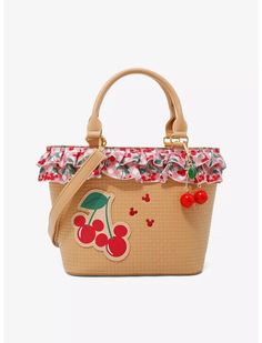 Her Universe Disney Mickey Mouse Cherries Picnic Satchel Bag