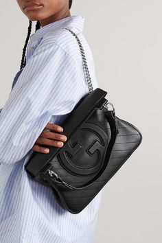 GUCCI Blondie quilted leather tote | NET-A-PORTER Gucci Soft Leather Everyday Shoulder Bag, Everyday Gucci Soft Leather Shoulder Bag, Gucci Soft Leather Everyday Bag, Gucci Soft Leather Bag For Everyday, Gucci Soft Leather Shoulder Bag, Gucci Soft Leather Rectangular Shoulder Bag, Gucci Soft Leather Top Handle Shoulder Bag, Chic Gucci Bag In Soft Leather, Gucci Luxury Soft Leather Shoulder Bag